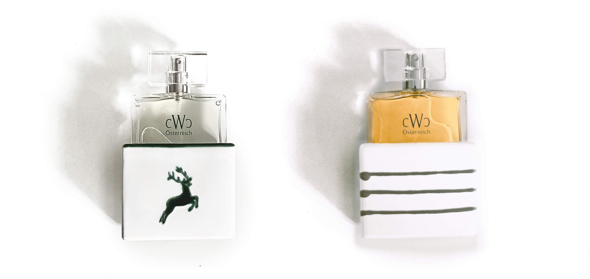 CWC · Nischendüfte GRÜNER HIRSCH und GRAUGEFLAMMT · Austrian Eau de Parfum