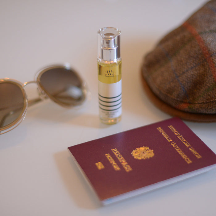 Luxurious CWC Eau de Parfum GREYFLAME, the ideal fragrance companion for special moments. Perfectly sized as a 20ml Travel Size for on the go.