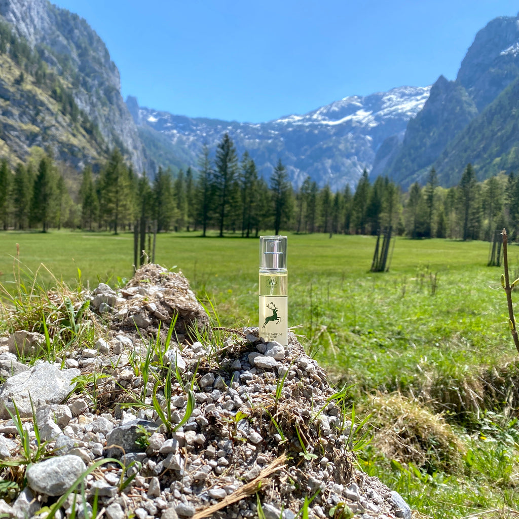 Der GRÜNE HIRSCH von CWC duftet frisch wie die österreichischen Alpen.