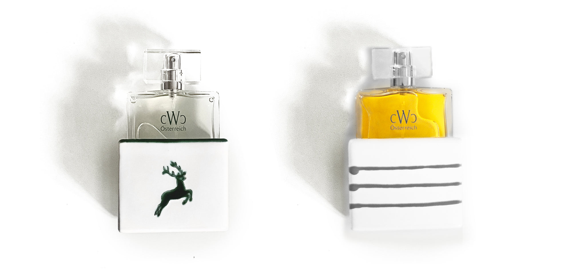 Düfte aus Österreich. Austrian Eau de Parfum by CWC: The GREEN STAG and GREYFLAME