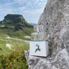 Der GRÜNE HIRSCH von CWC auf Bergtour am Loser in Altaussee.